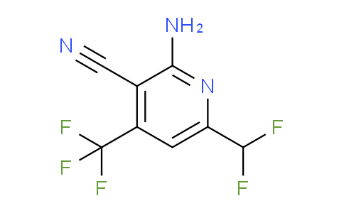 2-Amino-3-cyano-6-(difluoromethyl)-4-(trifluoromethyl)pyridine