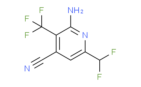 2-Amino-4-cyano-6-(difluoromethyl)-3-(trifluoromethyl)pyridine