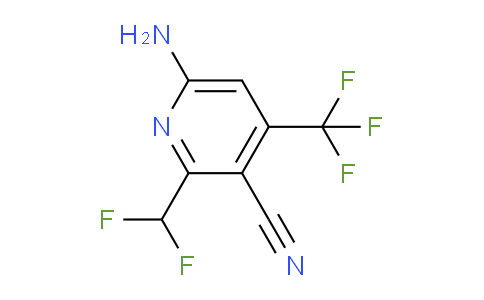 6-Amino-3-cyano-2-(difluoromethyl)-4-(trifluoromethyl)pyridine
