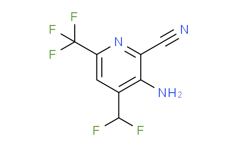 3-Amino-2-cyano-4-(difluoromethyl)-6-(trifluoromethyl)pyridine