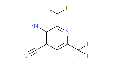 AM73675 | 1805339-47-2 | 3-Amino-4-cyano-2-(difluoromethyl)-6-(trifluoromethyl)pyridine