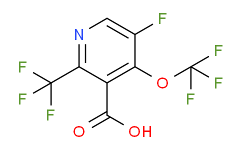AM73704 | 1804767-23-4 | 5-Fluoro-4-(trifluoromethoxy)-2-(trifluoromethyl)pyridine-3-carboxylic acid
