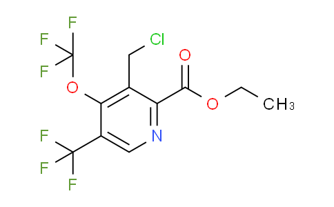 AM73759 | 1804661-83-3 | Ethyl 3-(chloromethyl)-4-(trifluoromethoxy)-5-(trifluoromethyl)pyridine-2-carboxylate