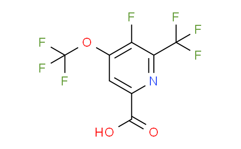 AM73790 | 1804767-16-5 | 3-Fluoro-4-(trifluoromethoxy)-2-(trifluoromethyl)pyridine-6-carboxylic acid