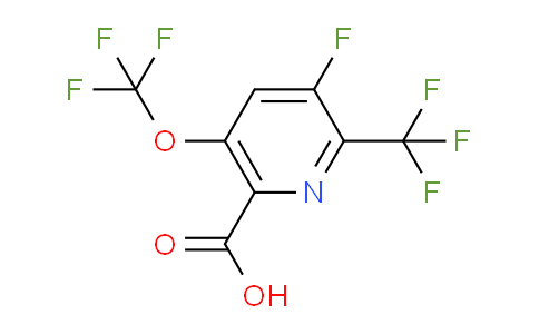 AM73792 | 1803675-62-8 | 3-Fluoro-5-(trifluoromethoxy)-2-(trifluoromethyl)pyridine-6-carboxylic acid
