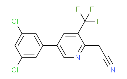 5-(3,5-Dichlorophenyl)-3-(trifluoromethyl)pyridine-2-acetonitrile
