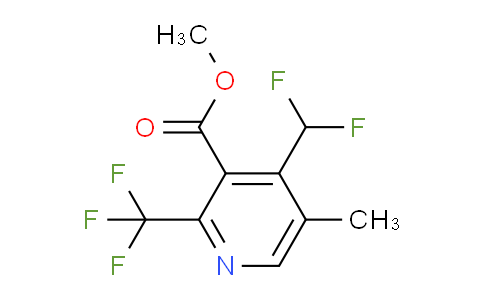 AM73824 | 1361844-08-7 | Methyl 4-(difluoromethyl)-5-methyl-2-(trifluoromethyl)pyridine-3-carboxylate