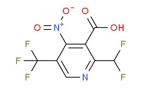 2-(Difluoromethyl)-4-nitro-5-(trifluoromethyl)pyridine-3-carboxylic acid