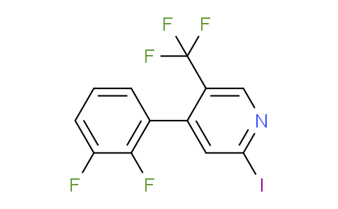 4-(2,3-Difluorophenyl)-2-iodo-5-(trifluoromethyl)pyridine