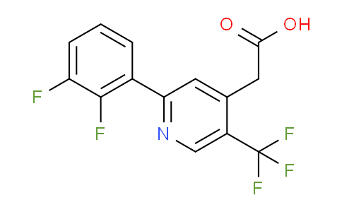 2-(2,3-Difluorophenyl)-5-(trifluoromethyl)pyridine-4-acetic acid