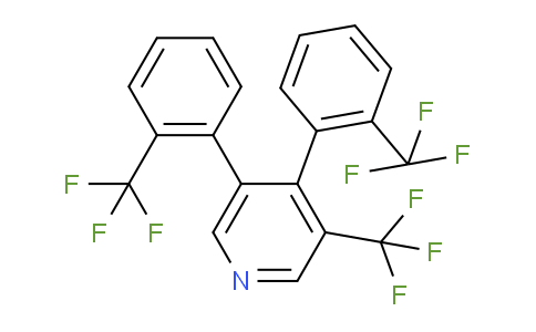 4,5-Bis(2-(trifluoromethyl)phenyl)-3-(trifluoromethyl)pyridine