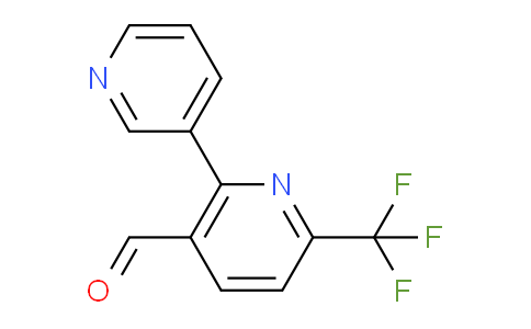2-(Pyridin-3-yl)-6-(trifluoromethyl)nicotinaldehyde