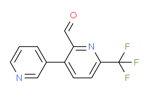 3-(Pyridin-3-yl)-6-(trifluoromethyl)picolinaldehyde