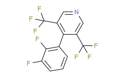 3,5-Bis(trifluoromethyl)-4-(2,3-difluorophenyl)pyridine