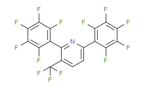 2,6-Bis(perfluorophenyl)-3-(trifluoromethyl)pyridine