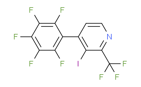 3-Iodo-4-(perfluorophenyl)-2-(trifluoromethyl)pyridine
