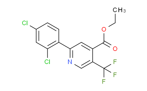 Ethyl 2-(2,4-dichlorophenyl)-5-(trifluoromethyl)isonicotinate