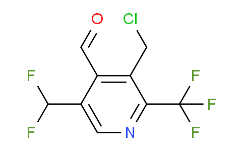 AM74094 | 1361691-88-4 | 3-(Chloromethyl)-5-(difluoromethyl)-2-(trifluoromethyl)pyridine-4-carboxaldehyde