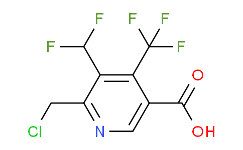 AM74098 | 1361878-83-2 | 2-(Chloromethyl)-3-(difluoromethyl)-4-(trifluoromethyl)pyridine-5-carboxylic acid