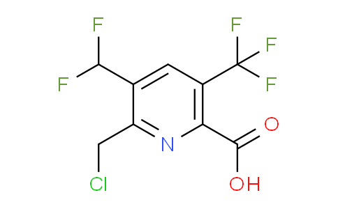 AM74099 | 1361797-43-4 | 2-(Chloromethyl)-3-(difluoromethyl)-5-(trifluoromethyl)pyridine-6-carboxylic acid