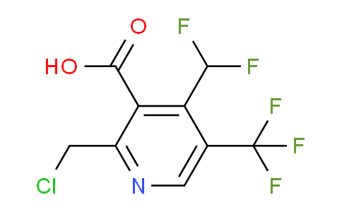 AM74100 | 1361746-73-7 | 2-(Chloromethyl)-4-(difluoromethyl)-5-(trifluoromethyl)pyridine-3-carboxylic acid