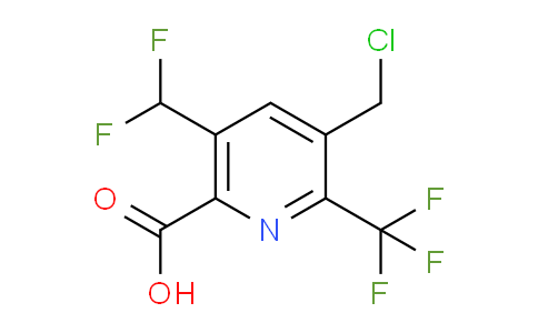 AM74102 | 1361839-88-4 | 3-(Chloromethyl)-5-(difluoromethyl)-2-(trifluoromethyl)pyridine-6-carboxylic acid