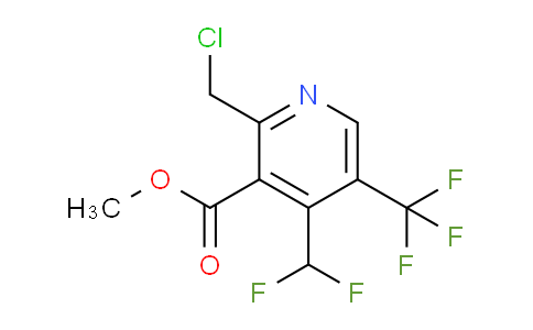 AM74104 | 1361729-53-4 | Methyl 2-(chloromethyl)-4-(difluoromethyl)-5-(trifluoromethyl)pyridine-3-carboxylate