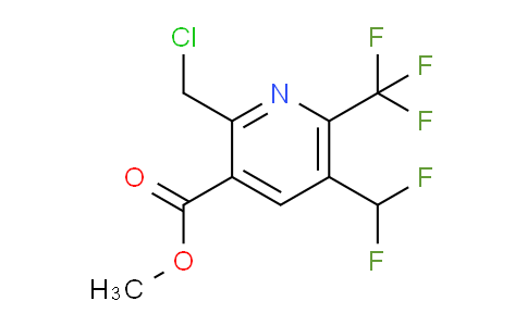 AM74106 | 1361806-61-2 | Methyl 2-(chloromethyl)-5-(difluoromethyl)-6-(trifluoromethyl)pyridine-3-carboxylate
