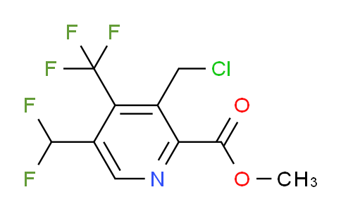 AM74107 | 1361746-93-1 | Methyl 3-(chloromethyl)-5-(difluoromethyl)-4-(trifluoromethyl)pyridine-2-carboxylate
