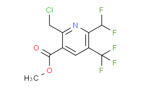 AM74108 | 1361778-52-0 | Methyl 2-(chloromethyl)-6-(difluoromethyl)-5-(trifluoromethyl)pyridine-3-carboxylate