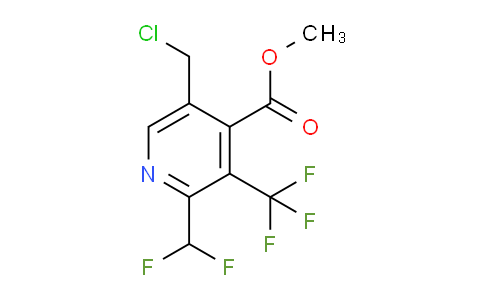 AM74109 | 1361894-13-4 | Methyl 5-(chloromethyl)-2-(difluoromethyl)-3-(trifluoromethyl)pyridine-4-carboxylate