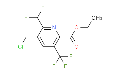 AM74110 | 1361685-90-6 | Ethyl 3-(chloromethyl)-2-(difluoromethyl)-5-(trifluoromethyl)pyridine-6-carboxylate