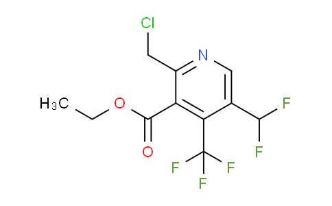 AM74114 | 1361894-26-9 | Ethyl 2-(chloromethyl)-5-(difluoromethyl)-4-(trifluoromethyl)pyridine-3-carboxylate