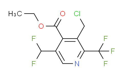 AM74117 | 1361798-28-8 | Ethyl 3-(chloromethyl)-5-(difluoromethyl)-2-(trifluoromethyl)pyridine-4-carboxylate