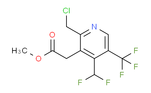 AM74120 | 1361768-10-6 | Methyl 2-(chloromethyl)-4-(difluoromethyl)-5-(trifluoromethyl)pyridine-3-acetate