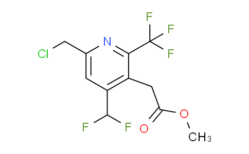 AM74121 | 1361747-56-9 | Methyl 6-(chloromethyl)-4-(difluoromethyl)-2-(trifluoromethyl)pyridine-3-acetate
