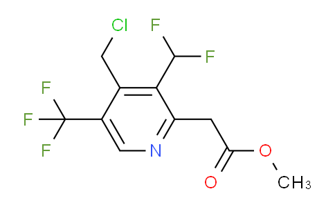 AM74126 | 1361779-34-1 | Methyl 4-(chloromethyl)-3-(difluoromethyl)-5-(trifluoromethyl)pyridine-2-acetate