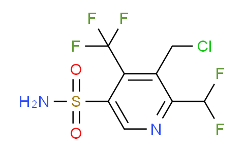 AM74129 | 1361695-76-2 | 3-(Chloromethyl)-2-(difluoromethyl)-4-(trifluoromethyl)pyridine-5-sulfonamide