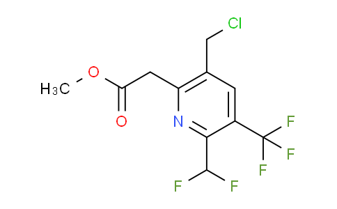 AM74138 | 1361852-23-4 | Methyl 5-(chloromethyl)-2-(difluoromethyl)-3-(trifluoromethyl)pyridine-6-acetate