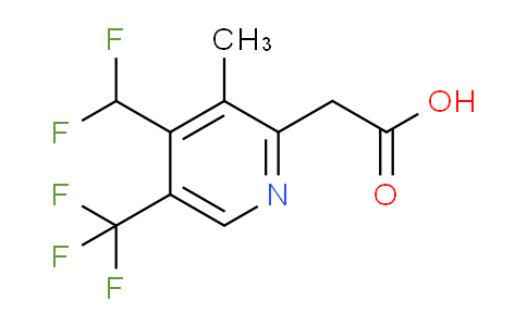 4-(Difluoromethyl)-3-methyl-5-(trifluoromethyl)pyridine-2-acetic acid