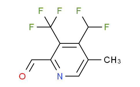 4-(Difluoromethyl)-5-methyl-3-(trifluoromethyl)pyridine-2-carboxaldehyde