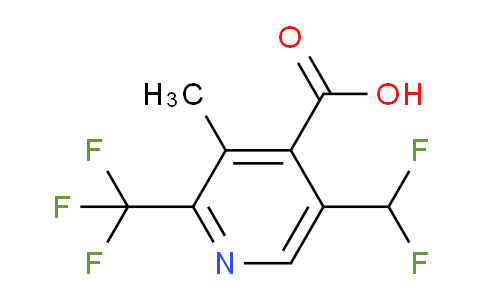 5-(Difluoromethyl)-3-methyl-2-(trifluoromethyl)pyridine-4-carboxylic acid