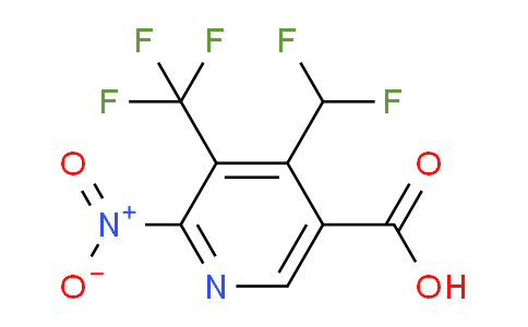 4-(Difluoromethyl)-2-nitro-3-(trifluoromethyl)pyridine-5-carboxylic acid