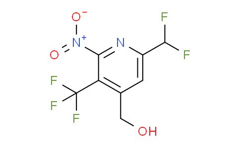 6-(Difluoromethyl)-2-nitro-3-(trifluoromethyl)pyridine-4-methanol
