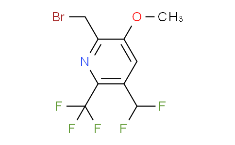 2-(Bromomethyl)-5-(difluoromethyl)-3-methoxy-6-(trifluoromethyl)pyridine