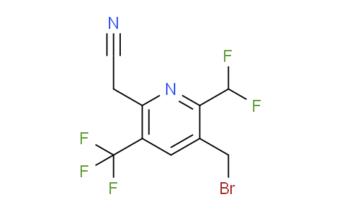 AM74213 | 1361702-76-2 | 3-(Bromomethyl)-2-(difluoromethyl)-5-(trifluoromethyl)pyridine-6-acetonitrile