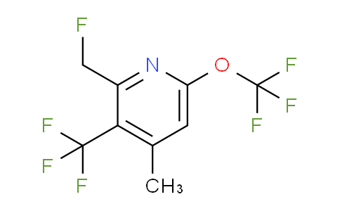 2-(Fluoromethyl)-4-methyl-6-(trifluoromethoxy)-3-(trifluoromethyl)pyridine