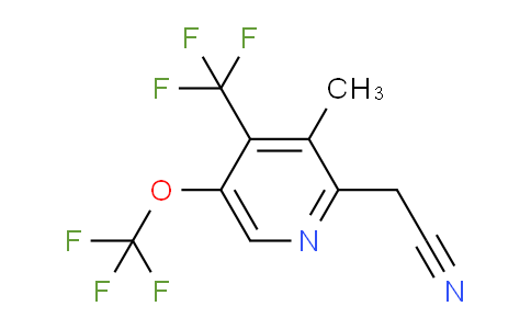 3-Methyl-5-(trifluoromethoxy)-4-(trifluoromethyl)pyridine-2-acetonitrile