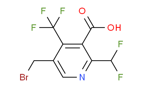 AM74227 | 1361816-88-7 | 5-(Bromomethyl)-2-(difluoromethyl)-4-(trifluoromethyl)pyridine-3-carboxylic acid