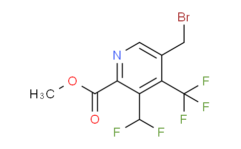 AM74229 | 1361817-02-8 | Methyl 5-(bromomethyl)-3-(difluoromethyl)-4-(trifluoromethyl)pyridine-2-carboxylate